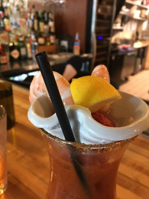 Shrimp Cocktail Cup for Bloody Mary by Crazy Green Studios at Jargon, Asheville Wescover Cups