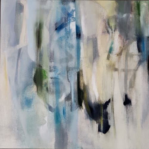 Quiet Stirs c2020 | Oil And Acrylic Painting in Paintings by Anne C. Faber. Item made of canvas with synthetic