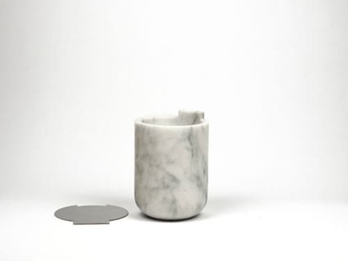 Connessioni Remote | Vase in Vases & Vessels by gumdesign. Item made of metal & marble compatible with contemporary style
