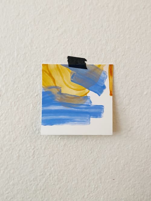 Mini #12 | Watercolor Painting in Paintings by Quinn Dimitroff. Item composed of paper