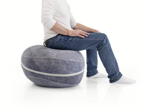 Moby Dick - Cashmere | Ottoman in Benches & Ottomans by KATSU | Katsu Studio in Saint Petersburg. Item made of fabric