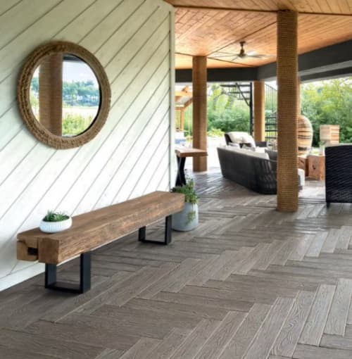 Island Beam Bench | Benches & Ottomans by TRH Furniture. Item composed of wood