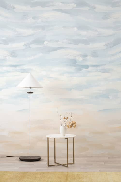 LA Colorscape Wallpaper - Sandscape Mural - Sand | Murals by Emma Hayes. Item made of fabric with paper