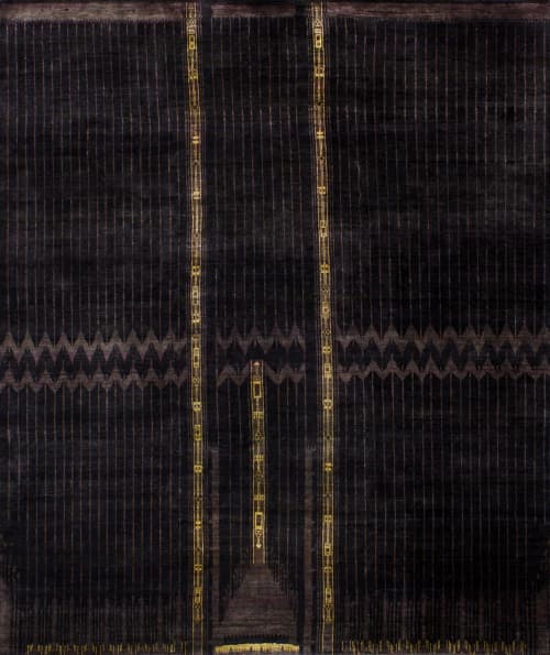 Emerson (Caviar) | Area Rug in Rugs by WOVEN CONCEPTS. Item composed of fiber