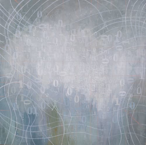 Immersion | Oil And Acrylic Painting in Paintings by Sabre Esler. Item composed of wood and canvas in contemporary or modern style