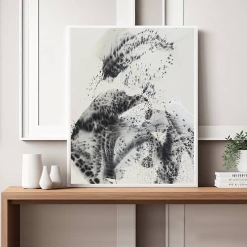 Eventually Everything Connects - Fine Art Print | Prints by Christa. Item made of canvas with paper works with minimalism & contemporary style
