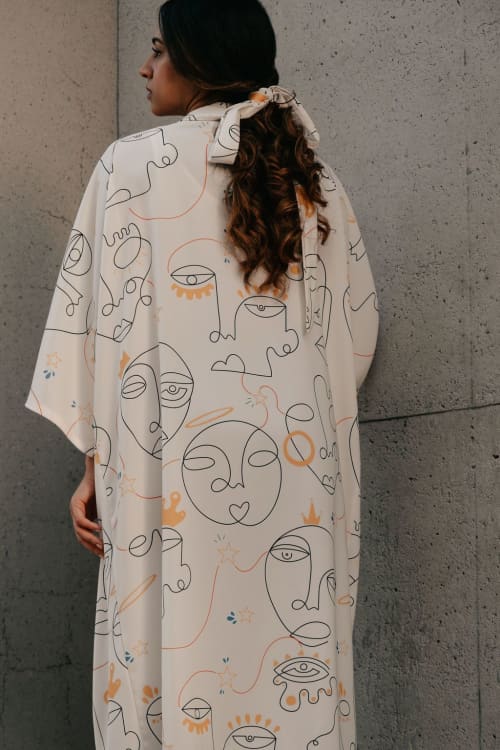 Kingdom Kimono | Apparel in Apparel & Accessories by Shatha Al Dafai (@shathadafai). Item made of fabric