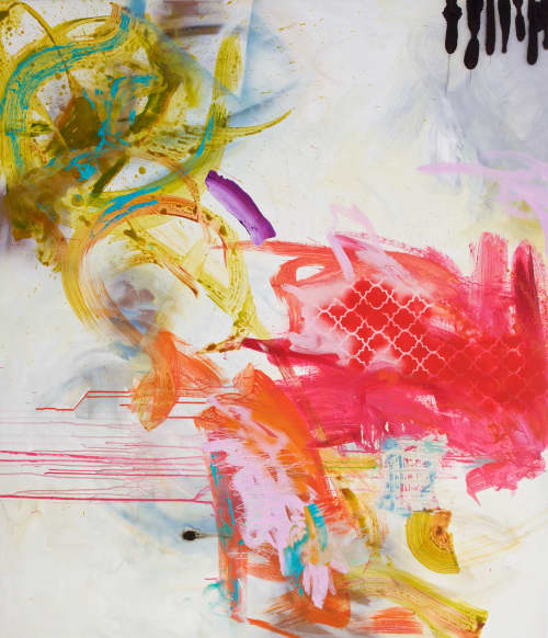 Abstract Original Painting | Oil And Acrylic Painting in Paintings by Carolina Alotus. Item made of canvas with synthetic