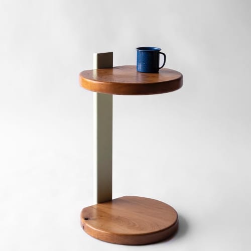 Shell Side Table | Tables by Elias Furniture. Item made of wood & steel