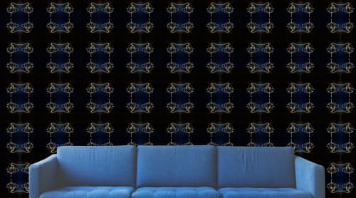 Light Dance 0568 _ Set | Wallpaper in Wall Treatments by Petra Trimmel. Item composed of paper