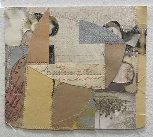 Union | Collage in Paintings by Susan Smereka. Item made of fabric with paper works with contemporary style