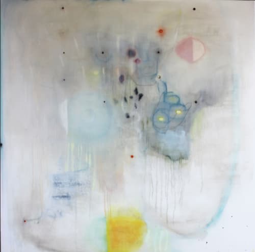 Noon Concert c2012 | Oil And Acrylic Painting in Paintings by Anne C. Faber. Item composed of canvas and synthetic