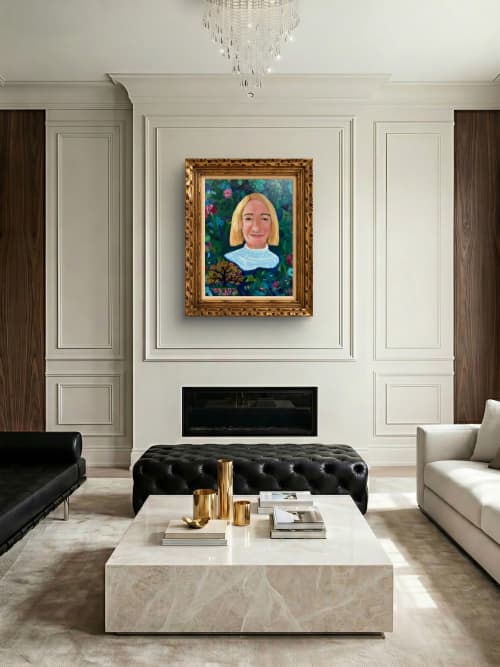 Portrait Commission | Mixed Media by Lulu Schwall Atelier