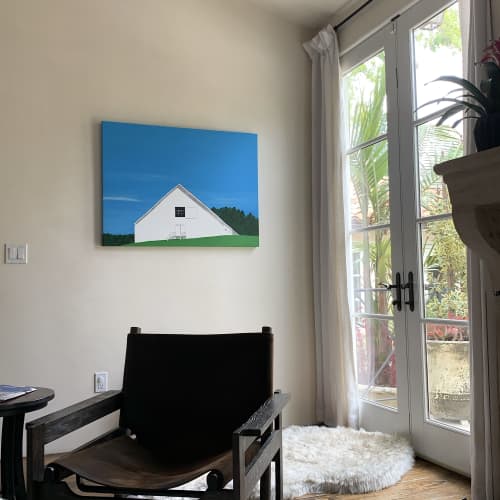 The Barn - Original | Oil And Acrylic Painting in Paintings by Paul Pedulla. Item composed of canvas
