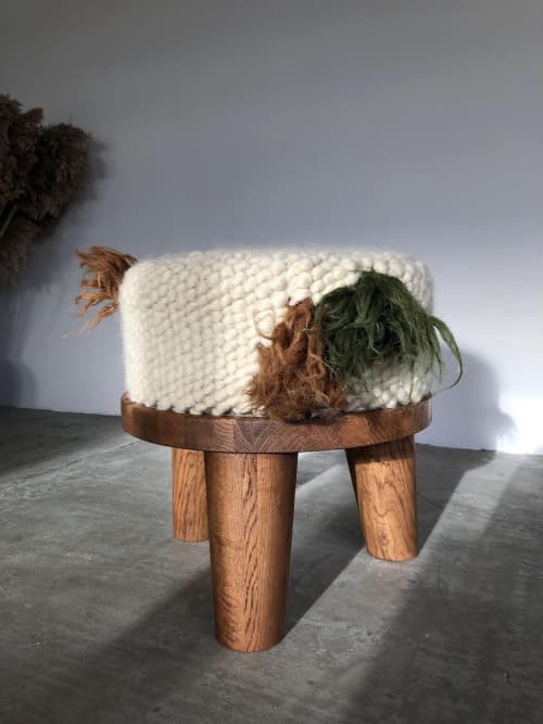 Pouf Forest | Stool in Chairs by Creating Comfort Lab. Item made of wood with cotton