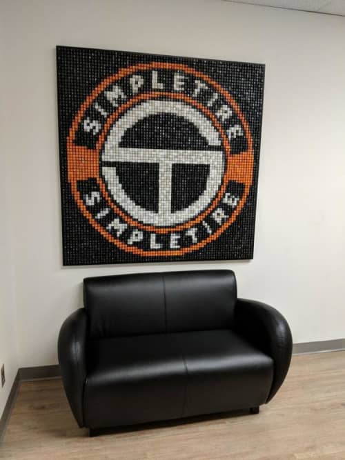 SimpleTire custom logo | Wall Hangings by Erik Jensen Art