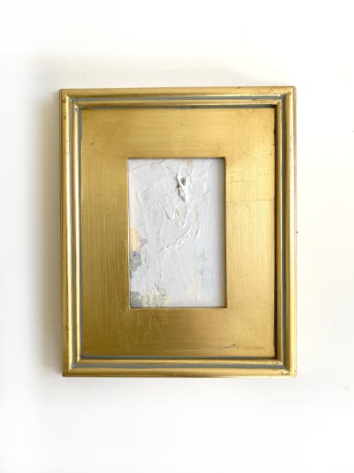 "Condensation on the Window" Framed Mini Painting | Oil And Acrylic Painting in Paintings by Jessalin Beutler
