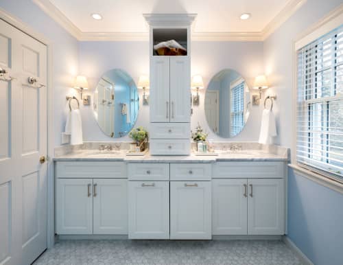 Refreshed Master Bathroom | Interior Design by Christine Kommer, Surround Design LLC | Private Residence, Cincinnati in Cincinnati