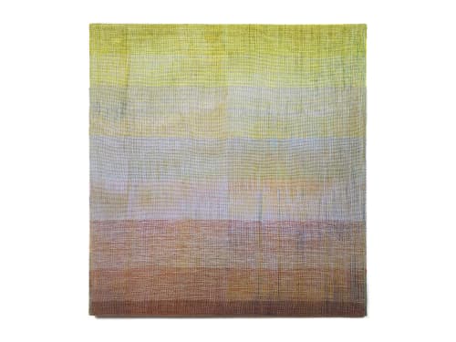 Desert Skyline - Commission | Tapestry in Wall Hangings by Jessie Bloom Studio. Item made of cotton