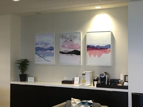 San Carlos Office | Prints by Jan Sullivan Fowler. Item made of canvas with paper