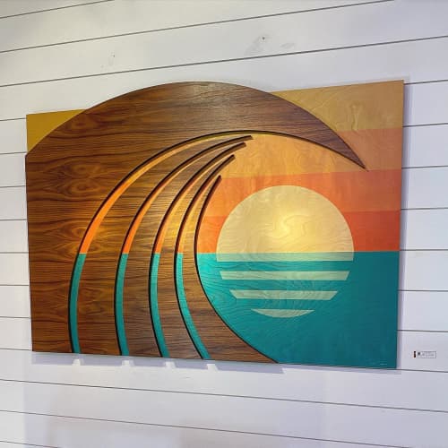 "Hokua" | Wall Sculpture in Wall Hangings by Shaun Thomas. Item composed of birch wood compatible with boho and minimalism style