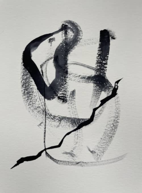 La nada I | Watercolor Painting in Paintings by María Utzella