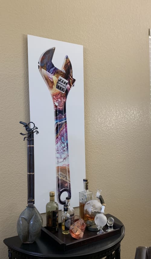 Velvet Wrench | Prints by Kirby Plessas Fine Art. Item made of aluminum