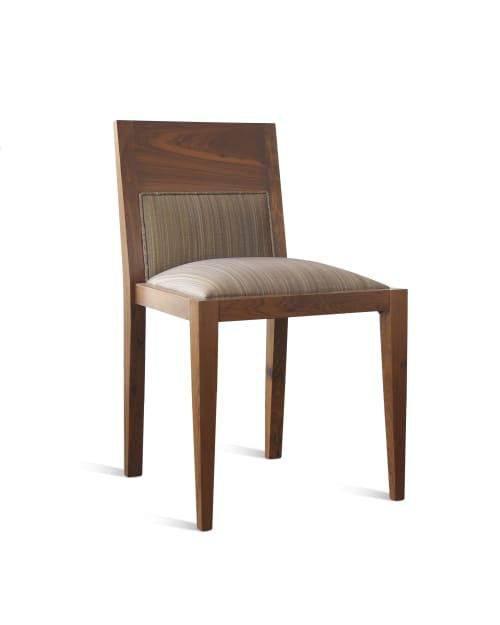 Palermo Hollywood Wood Upholstered Chair by Costantini | Dining Chair in Chairs by Costantini Design. Item made of wood