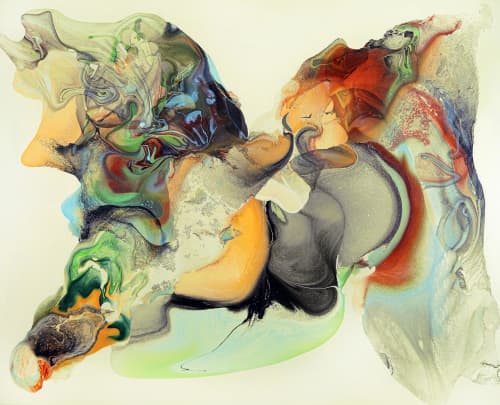 The Breathing Plain | Oil And Acrylic Painting in Paintings by Fintan Whelan. Item made of canvas & synthetic compatible with minimalism and contemporary style
