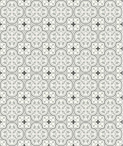 Mission Roseton Clermont Encaustic Cement Tile | Tiles by Avente Tile. Item made of cement