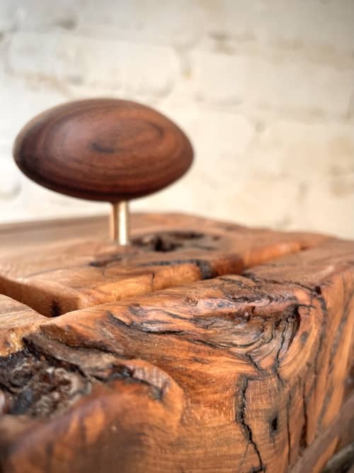 Desk Jack lantern | Table Lamp in Lamps by Conley Dees. Item made of wood