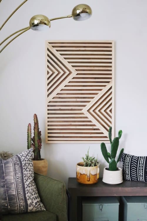 Wood Wall Art, Rustic Wood Art, reclaimed wood art by Blank Space