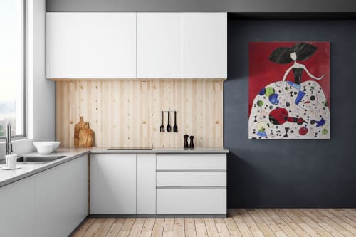 MENINA - HANDMADE GLASS MOSAIC ARTWORK | Art & Wall Decor by artisticmosaicdesigns. Item made of glass works with art deco style