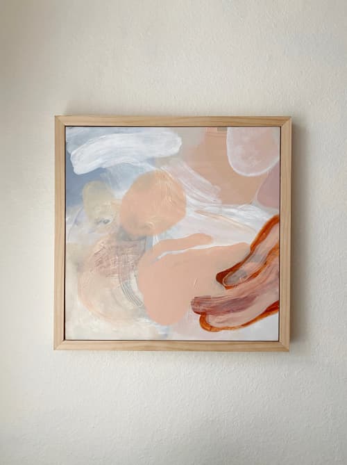 Summer Rains | Oil And Acrylic Painting in Paintings by Quinn Dimitroff. Item made of wood & synthetic