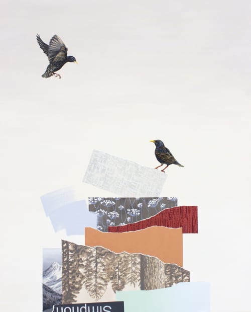 The Rise and Fall No. 19 | Oil And Acrylic Painting in Paintings by Lauren Matsumoto Fine Art | The High Line in New York