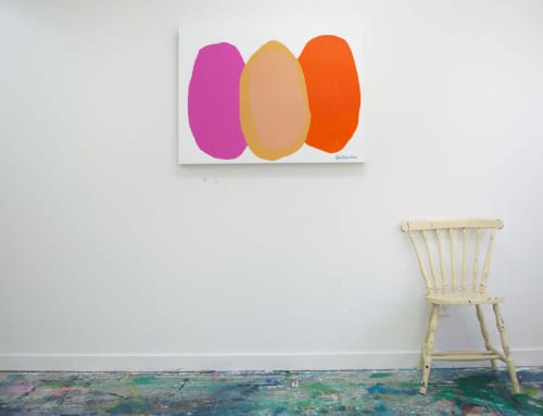 Larger Than Life 13 | Oil And Acrylic Painting in Paintings by Claire Desjardins. Item made of canvas