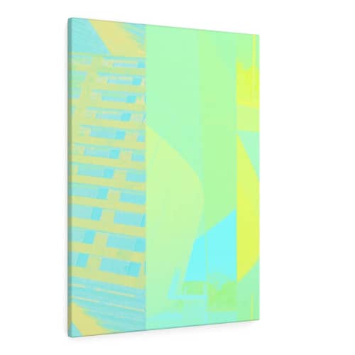 Urban 00752 | Prints in Paintings by Petra Trimmel. Item made of canvas with paper works with contemporary & modern style