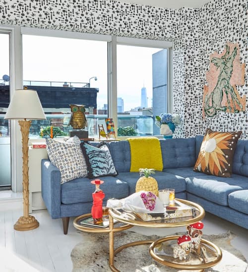 Wolf Stretch | Macrame Wall Hanging in Wall Hangings by Johnny DeFeo. Item made of fiber