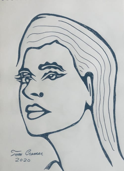 india ink on paper | Drawings by Tom Cramer. Item composed of paper