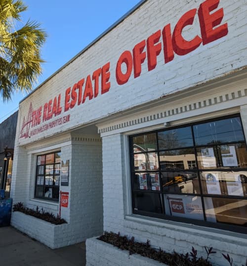 The Real Estate Office Signage | Signage by Christine Crawford | Christine Creates | The Real Estate Group of SC in Charleston