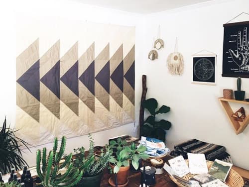 White Sands Quilt | Macrame Wall Hanging in Wall Hangings by Vacilando Studios