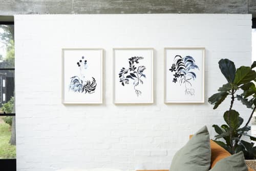 Fynbos I | Prints by Ruth Le Roux. Item made of paper