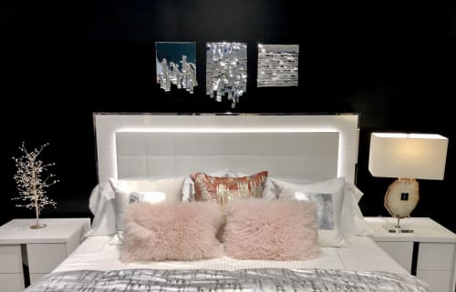 Mirror, Mirror, On The Wall, Mini 1, 2, 3 | Wall Sculpture in Wall Hangings by Leisa Rich | Italia Furniture in Norcross. Item made of synthetic
