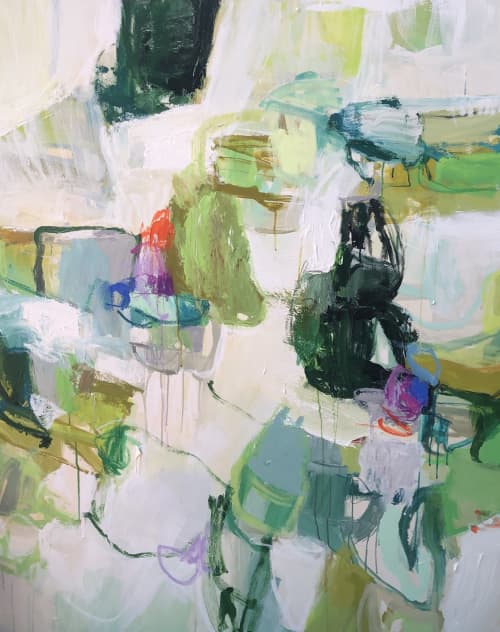 "Breathing in Nature" | Oil And Acrylic Painting in Paintings by Erin Donahue Tice Fine Art. Item made of canvas & synthetic