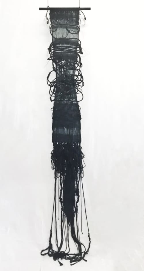 Mixed Media Wall Hanging | Wall Sculpture in Wall Hangings by Charlotte Blake | Drechsel Studio in Toronto. Item composed of cotton compatible with contemporary and modern style