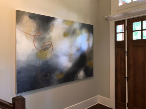 Midnight Alchemy | Mixed Media by Terri Dilling. Item composed of canvas & synthetic