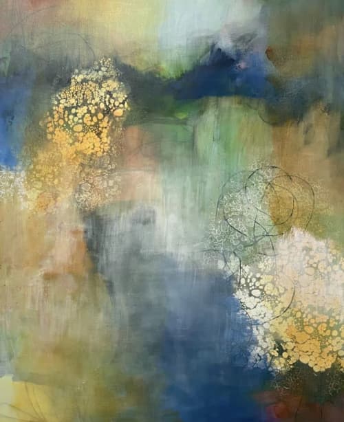 miles to go 1 | Oil And Acrylic Painting in Paintings by Juanita Bellavance. Item made of canvas with synthetic