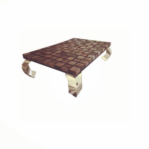 SANDY | Coffee Table in Tables by Gusto Design Collection | 12471 SW 130th St in Miami. Item composed of wood and steel