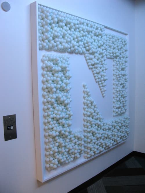 Netsuite Logo Art | Wall Sculpture in Wall Hangings by ANTLRE - Hannah Sitzer. Item composed of synthetic