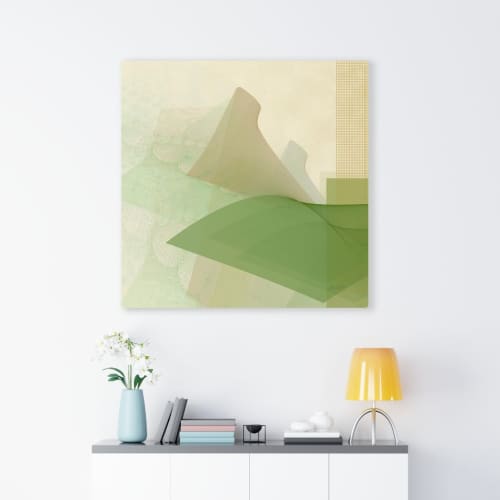 Reduction 13942_1 | Oil And Acrylic Painting in Paintings by Rica Belna. Item made of canvas with synthetic